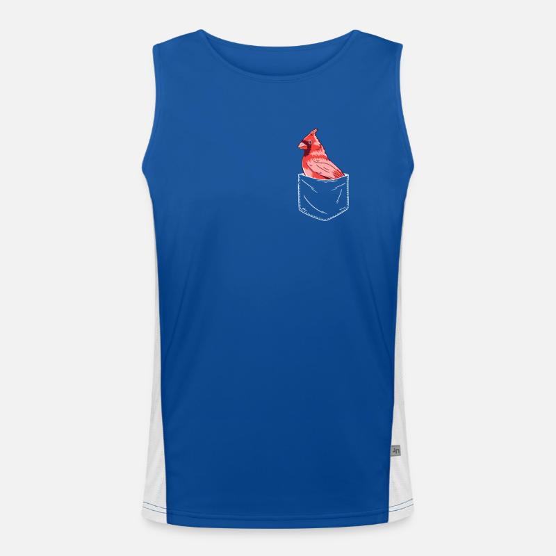 Cardinal Red Cardinal Vogel Red Cardinal Men's Functional Contrast Tank Top 