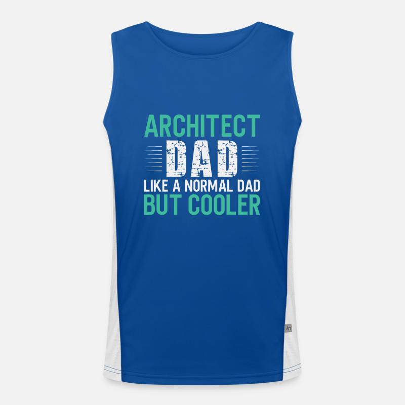 Architecte Cadeau Profession Architecture Emploi Architecte Débardeur respirant contrasté Homme 