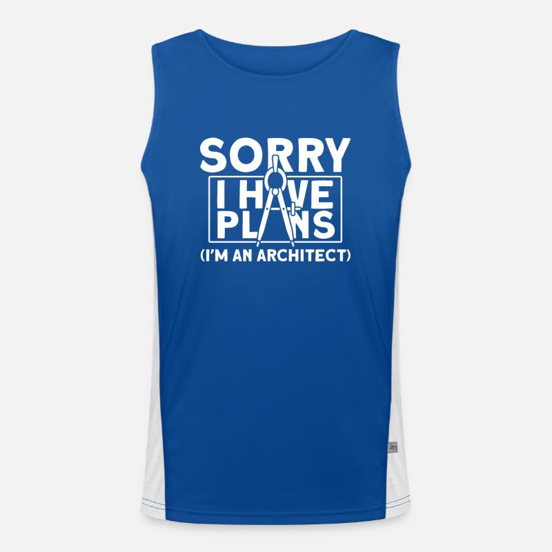 Architecte Cadeau Profession Architecture Emploi Architecte Débardeur respirant contrasté Homme 