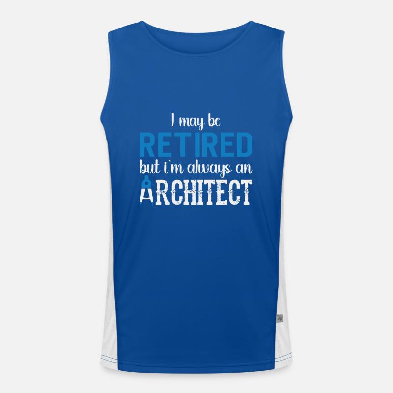 Architecte Cadeau Profession Architecture Emploi Architecte Débardeur respirant contrasté Homme 