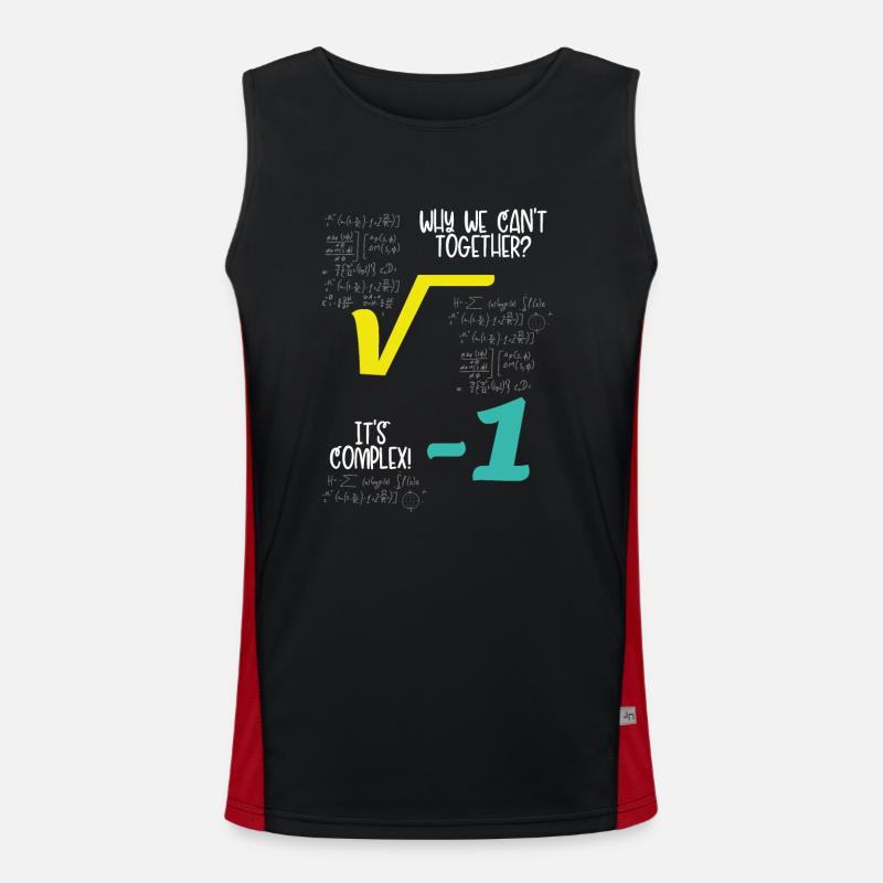 Formule mathématique complexe Débardeur respirant contrasté Homme 