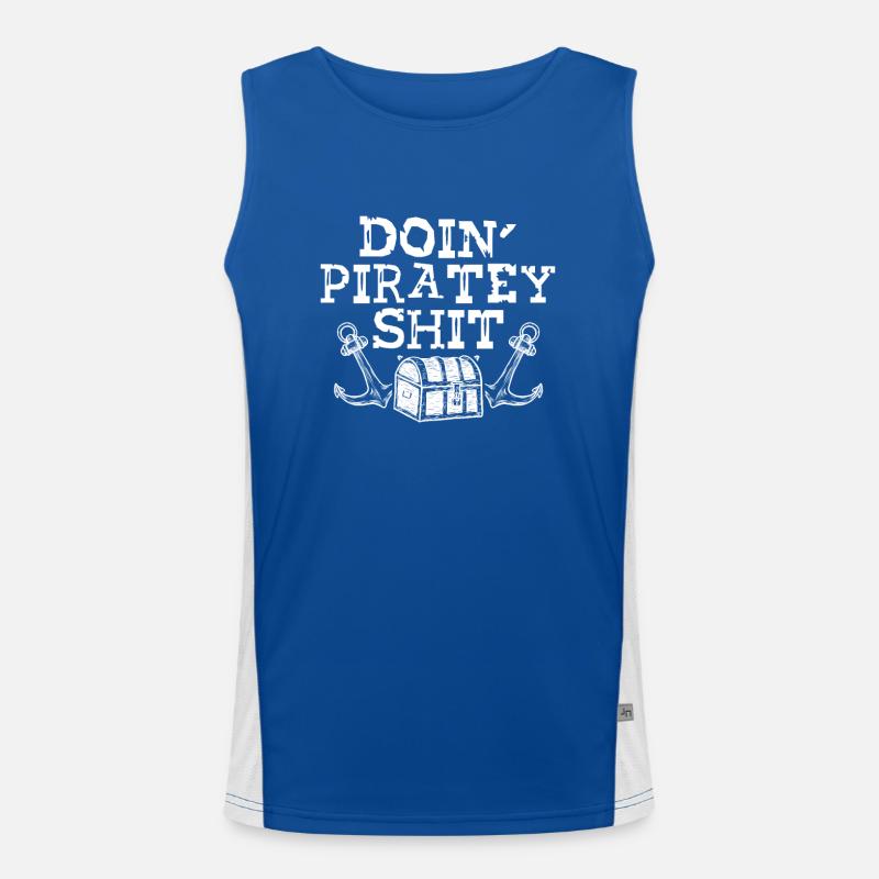 Make pirate Men's Functional Contrast Tank Top 