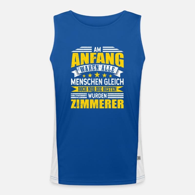 Zimmerer Funktionelles Kontrast-Tank Top für Männer 