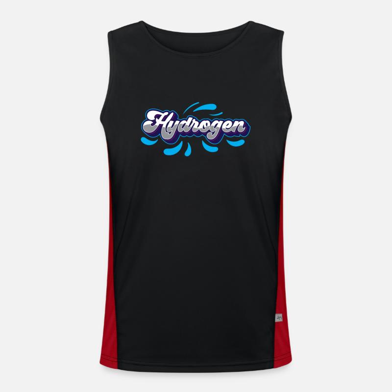 Hydrogen Hydrogen Energy Element Men's Functional Contrast Tank Top 
