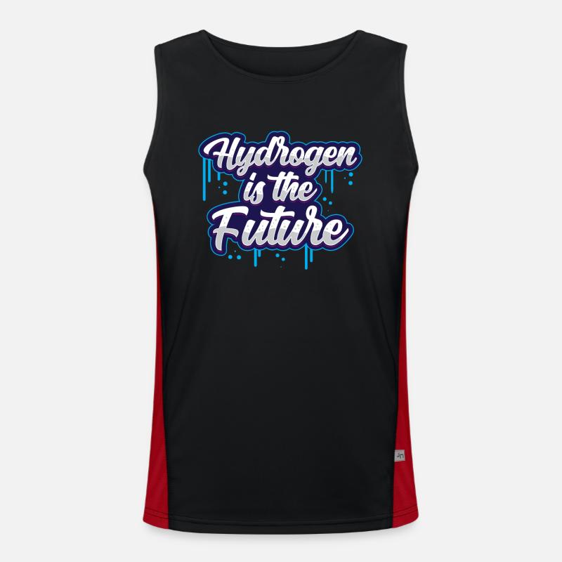 Hydrogen is the future Element hydrogen Men's Functional Contrast Tank Top 