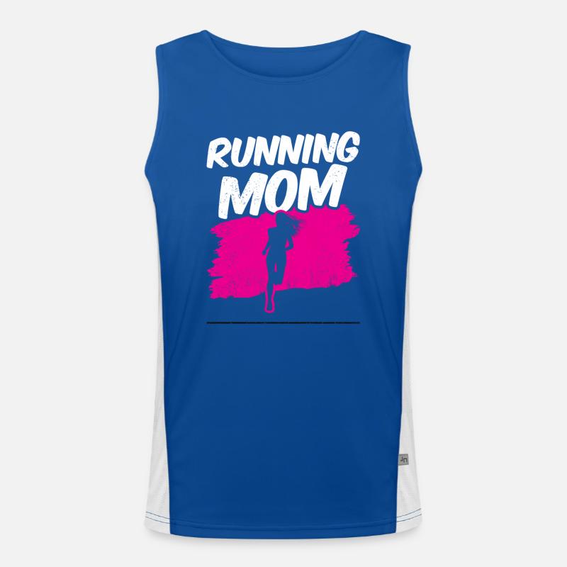Running Mother Runner Jogging Running Maman Débardeur respirant contrasté Homme 