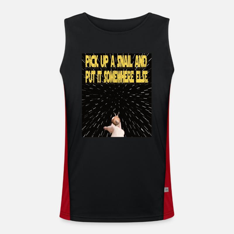 Escargot spatial Escargot spatial Levage Débardeur respirant contrasté Homme 