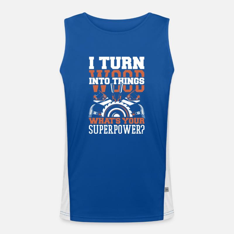 Menuisier Menuiserie Débardeur respirant contrasté Homme 