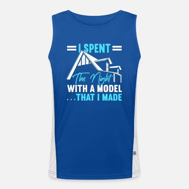 Architecte Art Architecture Designer Débardeur respirant contrasté Homme 