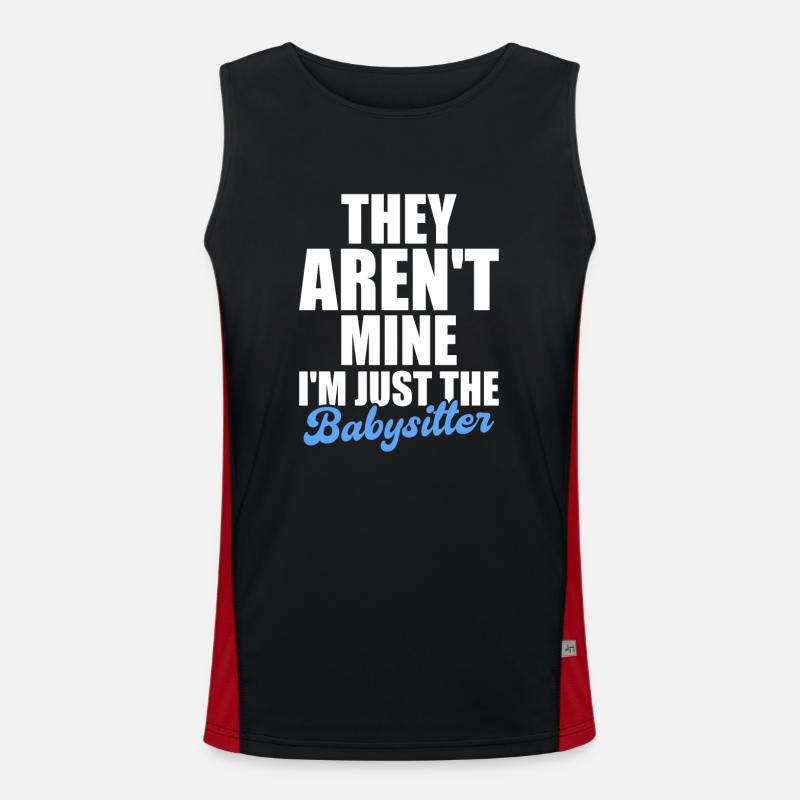 Babysitter Geschenk Babysitting Bester Babysitter Funktionelles Kontrast-Tank Top für Männer 