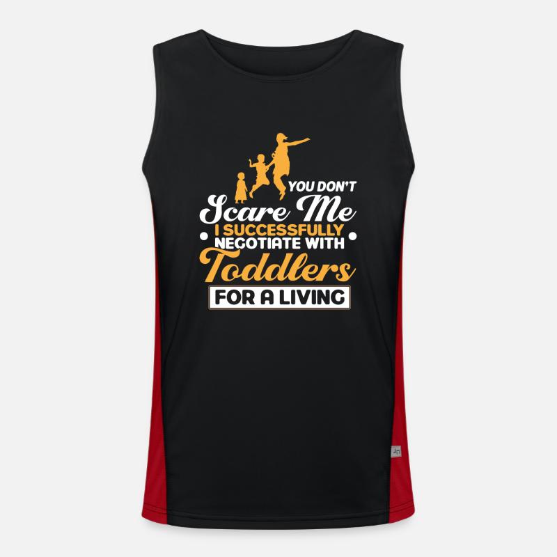 Babysitter Geschenk Babysitting Bester Babysitter Funktionelles Kontrast-Tank Top für Männer 