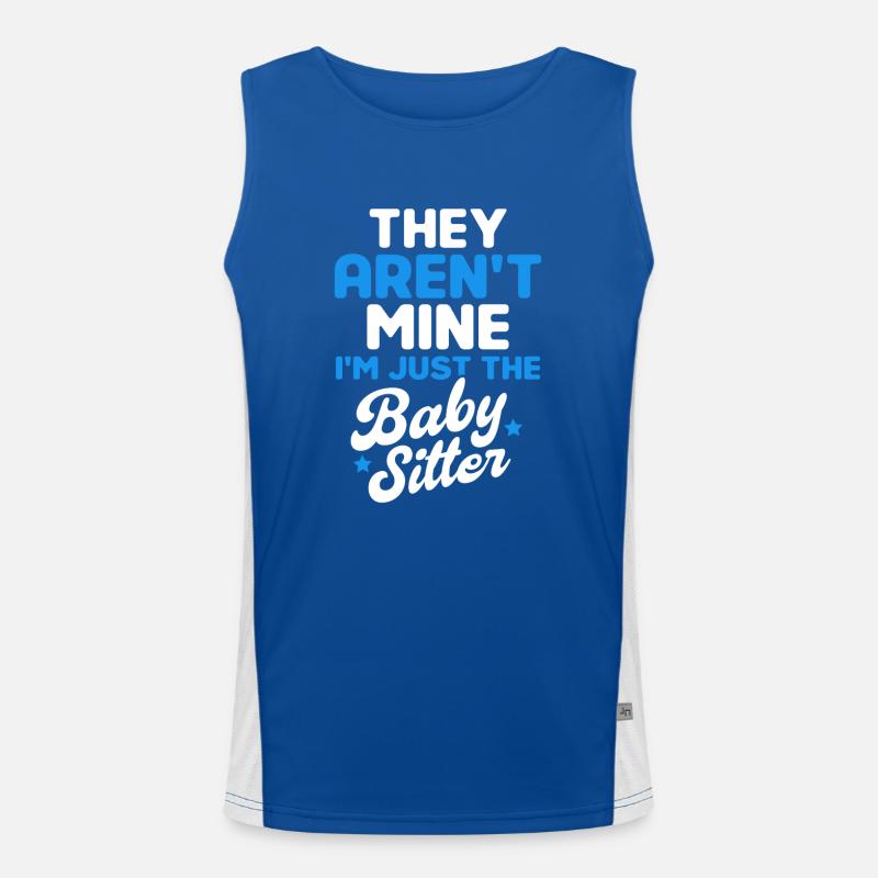 Babysitter Geschenk Babysitting Bester Babysitter Funktionelles Kontrast-Tank Top für Männer 