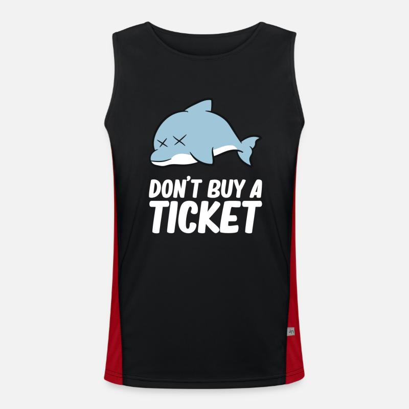 Don't buy a ticket - Dolphin Débardeur respirant contrasté Homme 