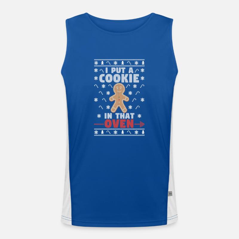 J’ai mis un biscuit dans cette grossesse au four Débardeur respirant contrasté Homme 