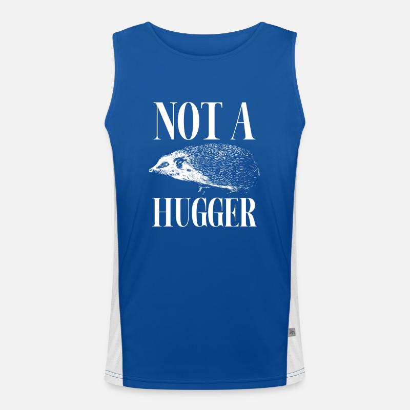 Kein Umarmer Funktionelles Kontrast-Tank Top für Männer 