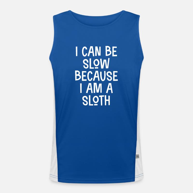 I am a sloth Men's Functional Contrast Tank Top 
