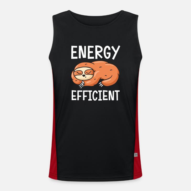 Energy-efficient sloth Men's Functional Contrast Tank Top 