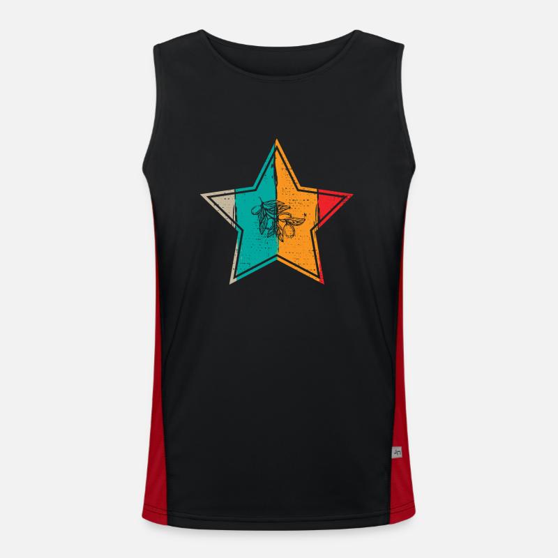 Olive oil Retro Vegetarian Gift idea Funktionelles Kontrast-Tank Top für Männer 