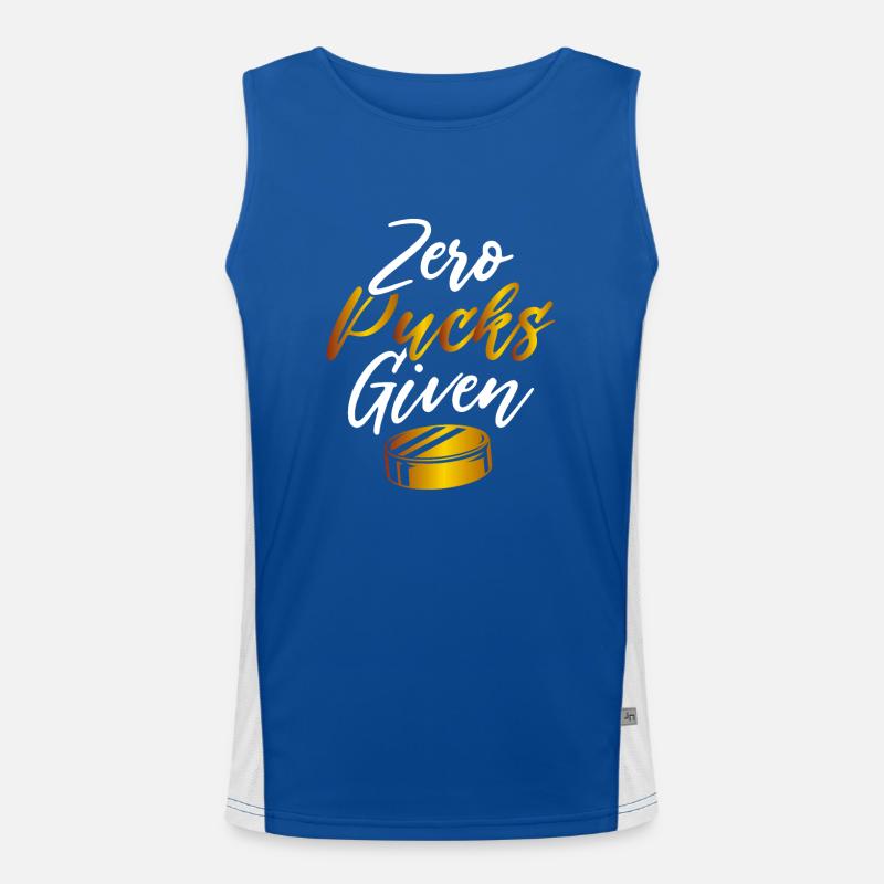 Zero pucks given Men's Functional Contrast Tank Top 