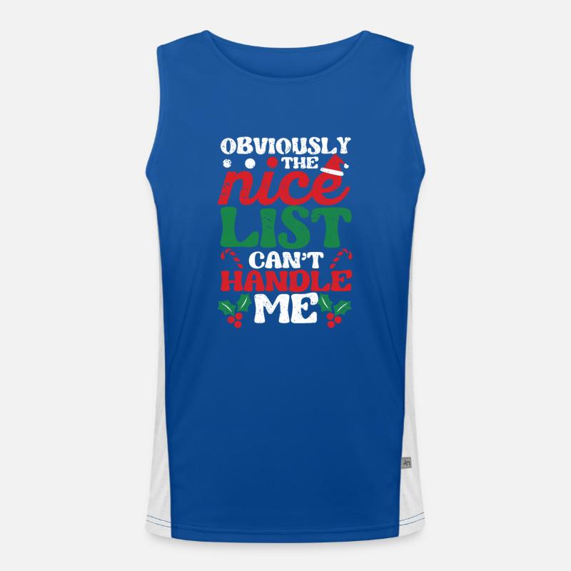 Noël Noël Évidemment, le Débardeur respirant contrasté Homme 