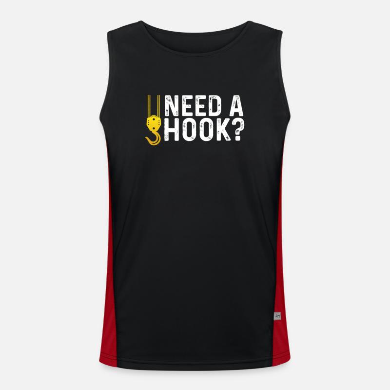 Need a hook to tow Men's Functional Contrast Tank Top 