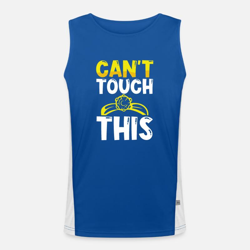 Impossible de le toucher Débardeur respirant contrasté Homme 