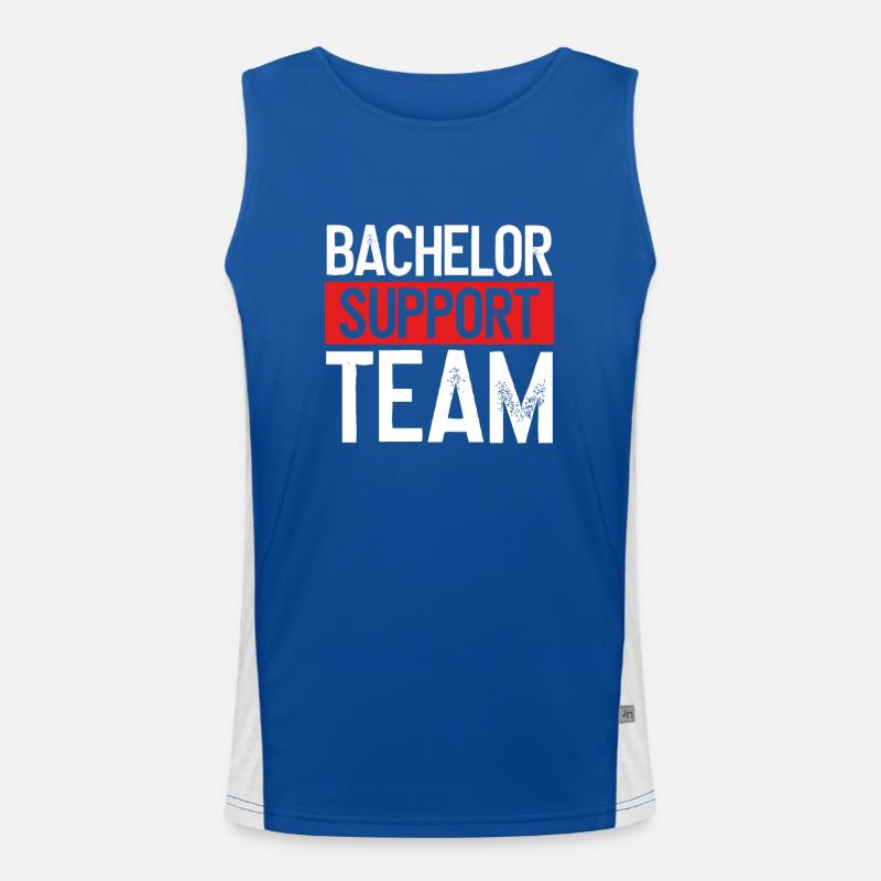 Support Team Men's Functional Contrast Tank Top 