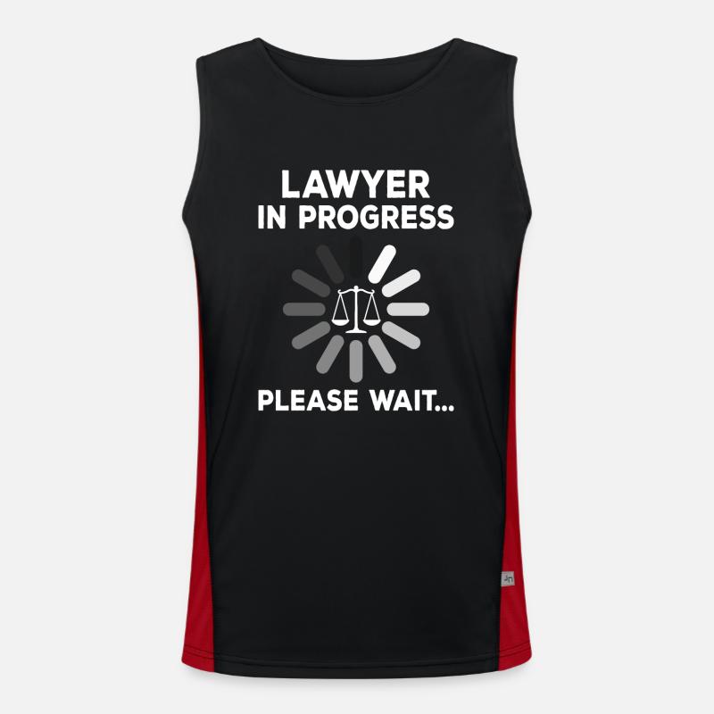 Law Student Men's Functional Contrast Tank Top 
