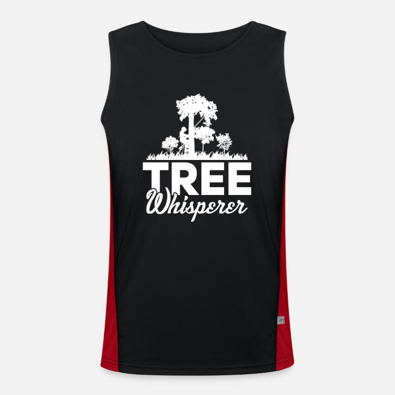 Baumkletterer Arborist Holzfäller Baumpfleger Funktionelles Kontrast-Tank Top für Männer 