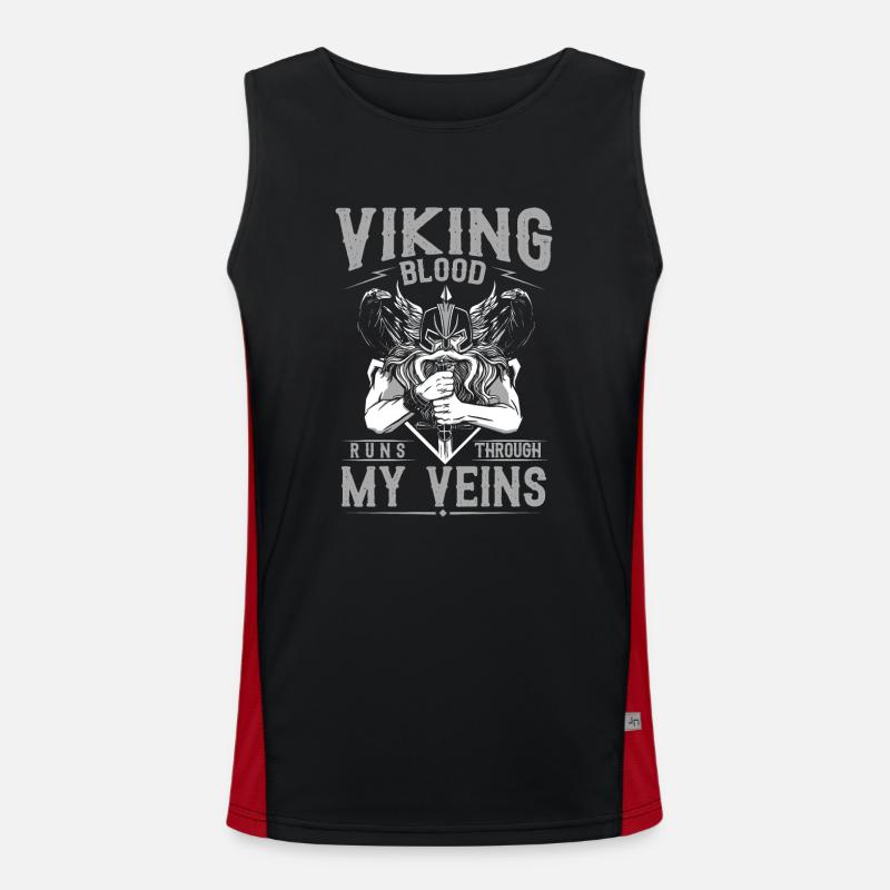 Le sang viking coule dans mes veines Débardeur respirant contrasté Homme 