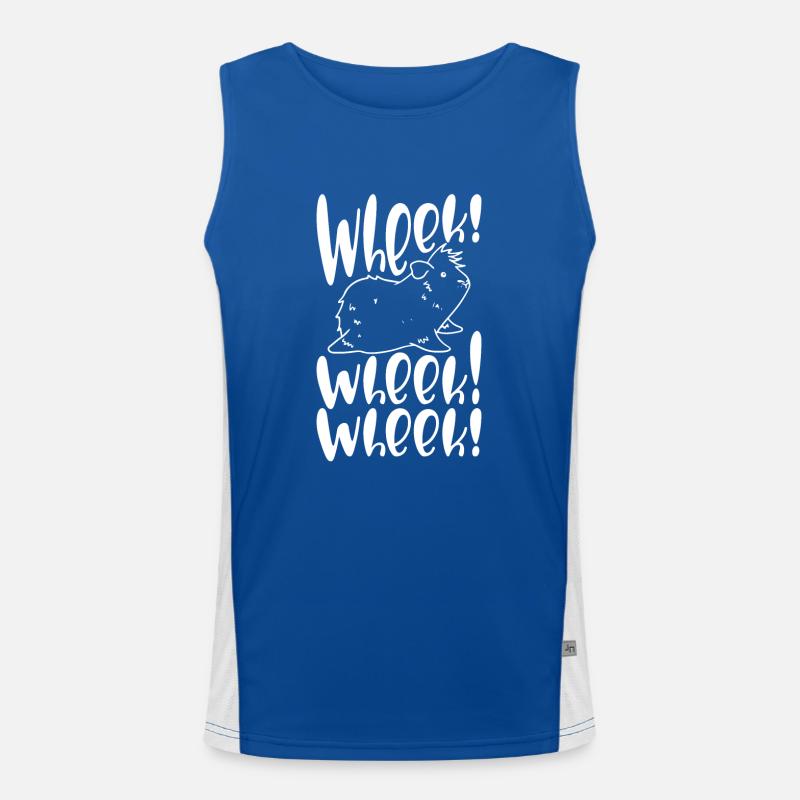 Cochon d’Inde doux wheek Débardeur respirant contrasté Homme 