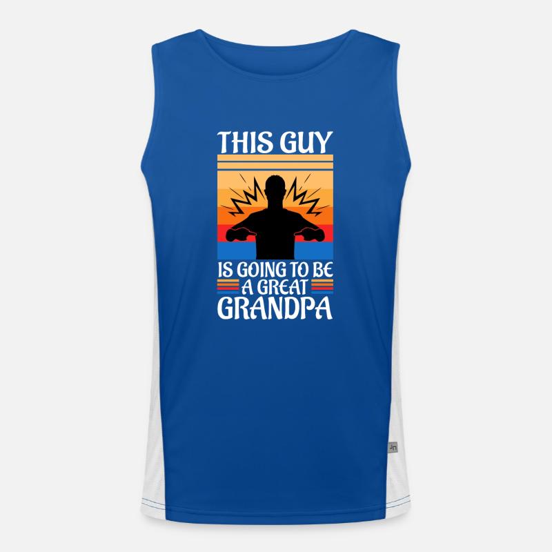 This guy is going to be a great Grandpa Funktionelles Kontrast-Tank Top für Männer 