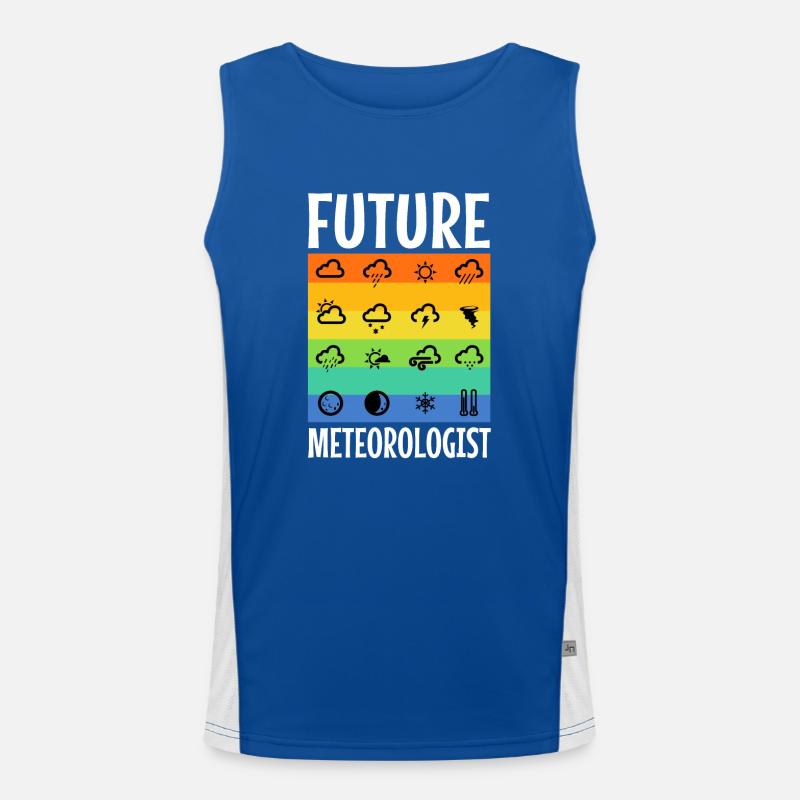 Future Meteorologist Men's Functional Contrast Tank Top 