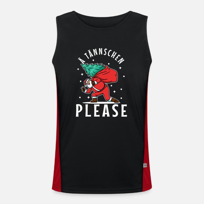 Ä Tännschen please Funktionelles Kontrast-Tank Top für Männer 