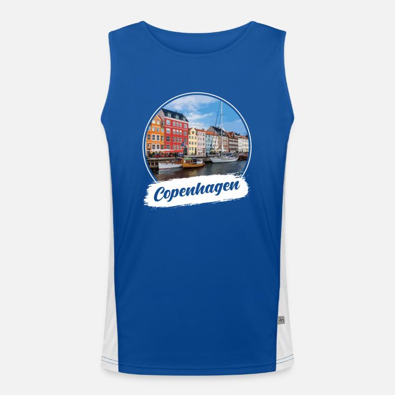 Souvenir de Copenhague Débardeur respirant contrasté Homme 
