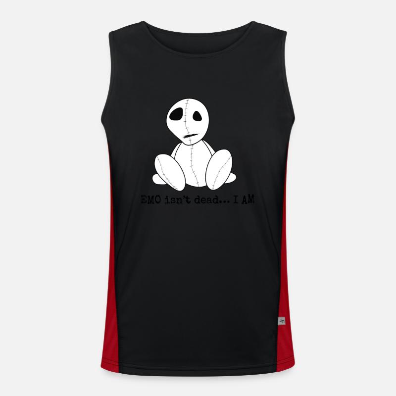 EMO isn't dead… I am | Emo clothes | Emocore Goths Men's Functional Contrast Tank Top 