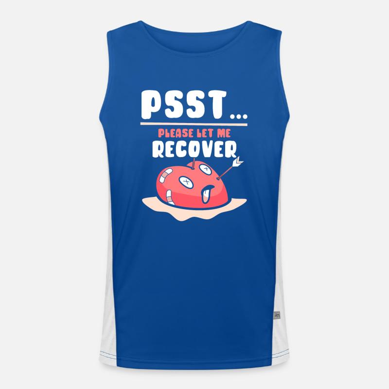 psst please let me get well again Men's Functional Contrast Tank Top 