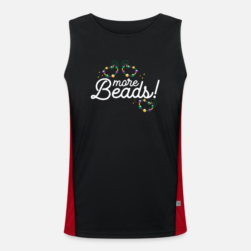 Mare beads Men's Functional Contrast Tank Top 
