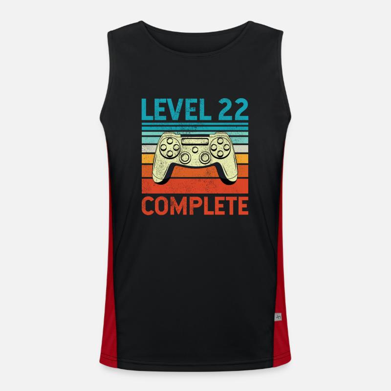 Level 22 Complete Men's Functional Contrast Tank Top 