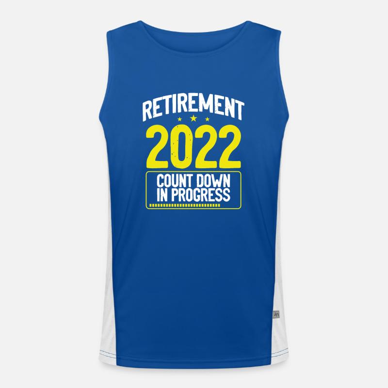 Retirement Class Of 2022 Men's Functional Contrast Tank Top 