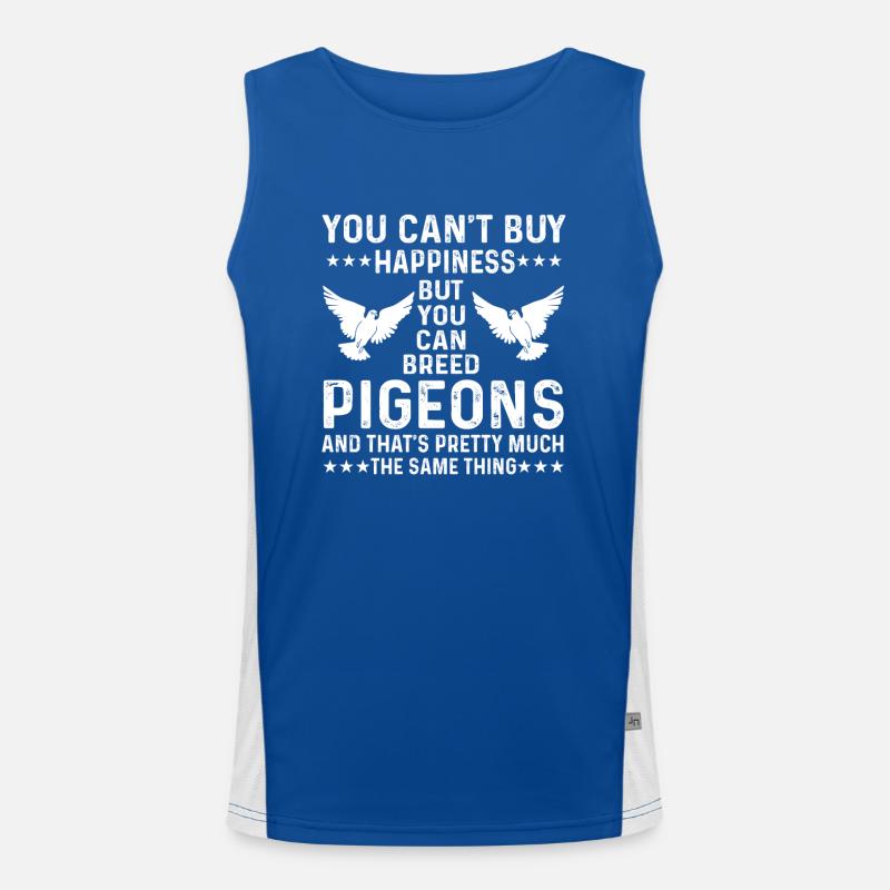 Dear pigeon lust Men's Functional Contrast Tank Top 