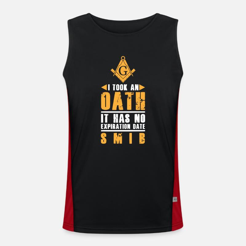 Maison, Ich Habe Einen Eid, Zimmermann Funktionelles Kontrast-Tank Top für Männer 