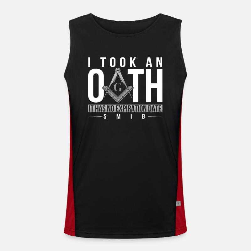 Maison, Ich Habe Einen Eid, Zimmermann Funktionelles Kontrast-Tank Top für Männer 