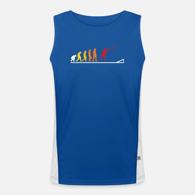 Cornhole Evolution Funktionelles Kontrast-Tank Top für Männer 