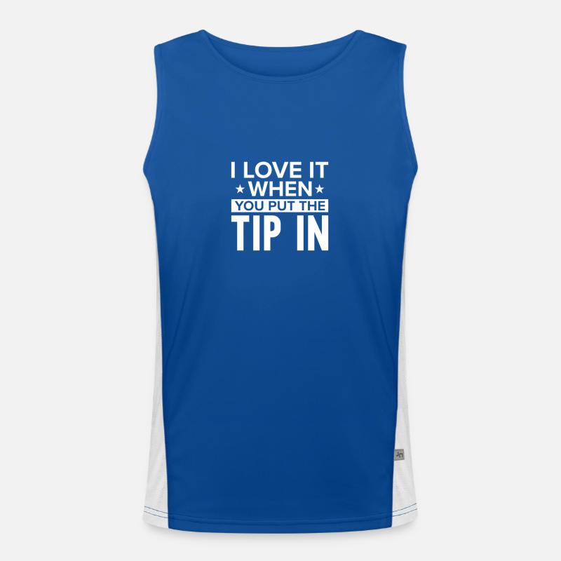 Bartender Gift Mixologist Saying Bar Men's Functional Contrast Tank Top 