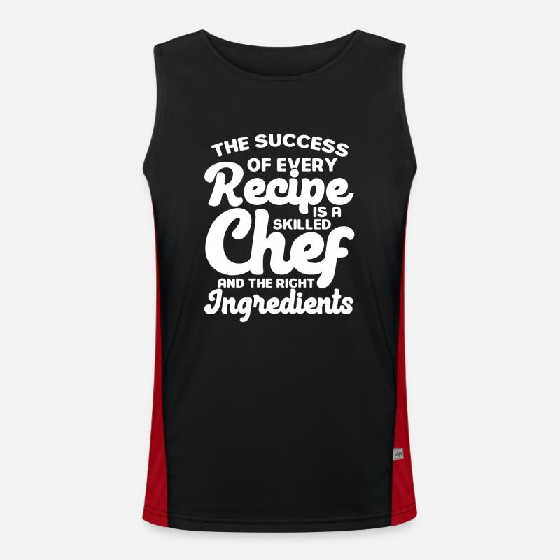 Chef disant cadeau Drôle Chef Débardeur respirant contrasté Homme 