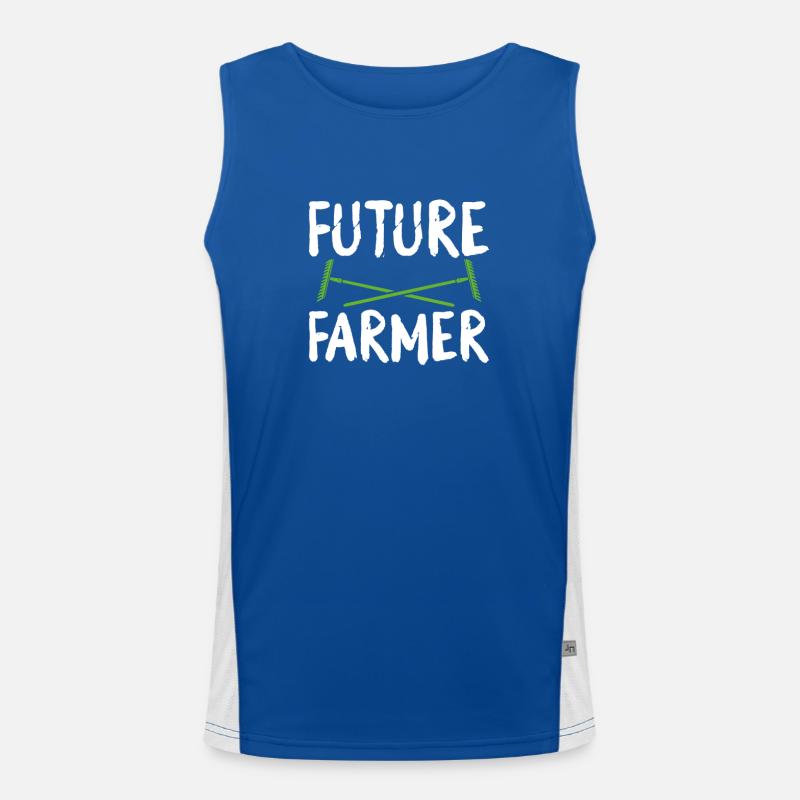 Future farmer Men's Functional Contrast Tank Top 