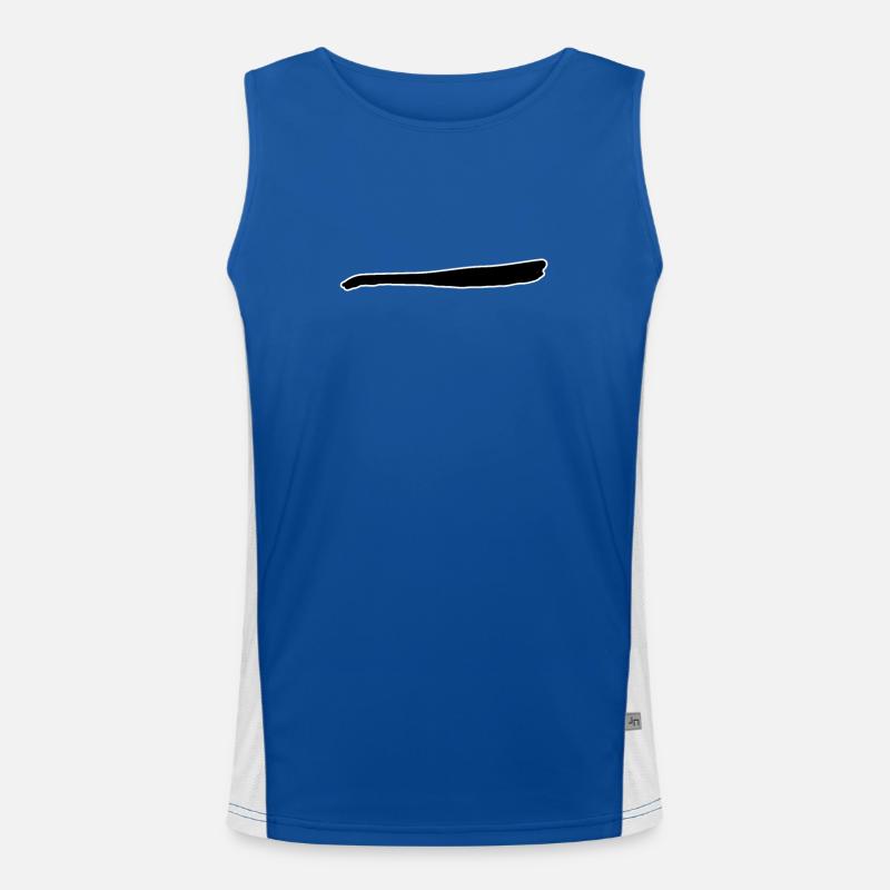 Koreansisch Buchstabe Eu Funktionelles Kontrast-Tank Top für Männer 