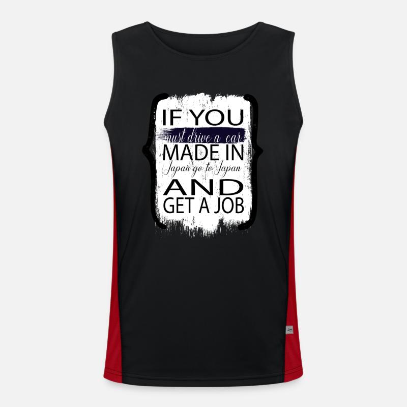 aircraft mechanic tools baseballapparel gift idea Men's Functional Contrast Tank Top 