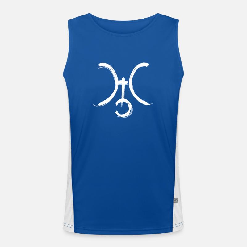 Symbole d’astrologie d’Uranus Débardeur respirant contrasté Homme 